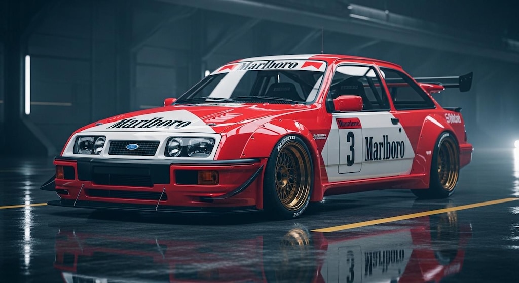 マルボロフォードシエラレーシングカー