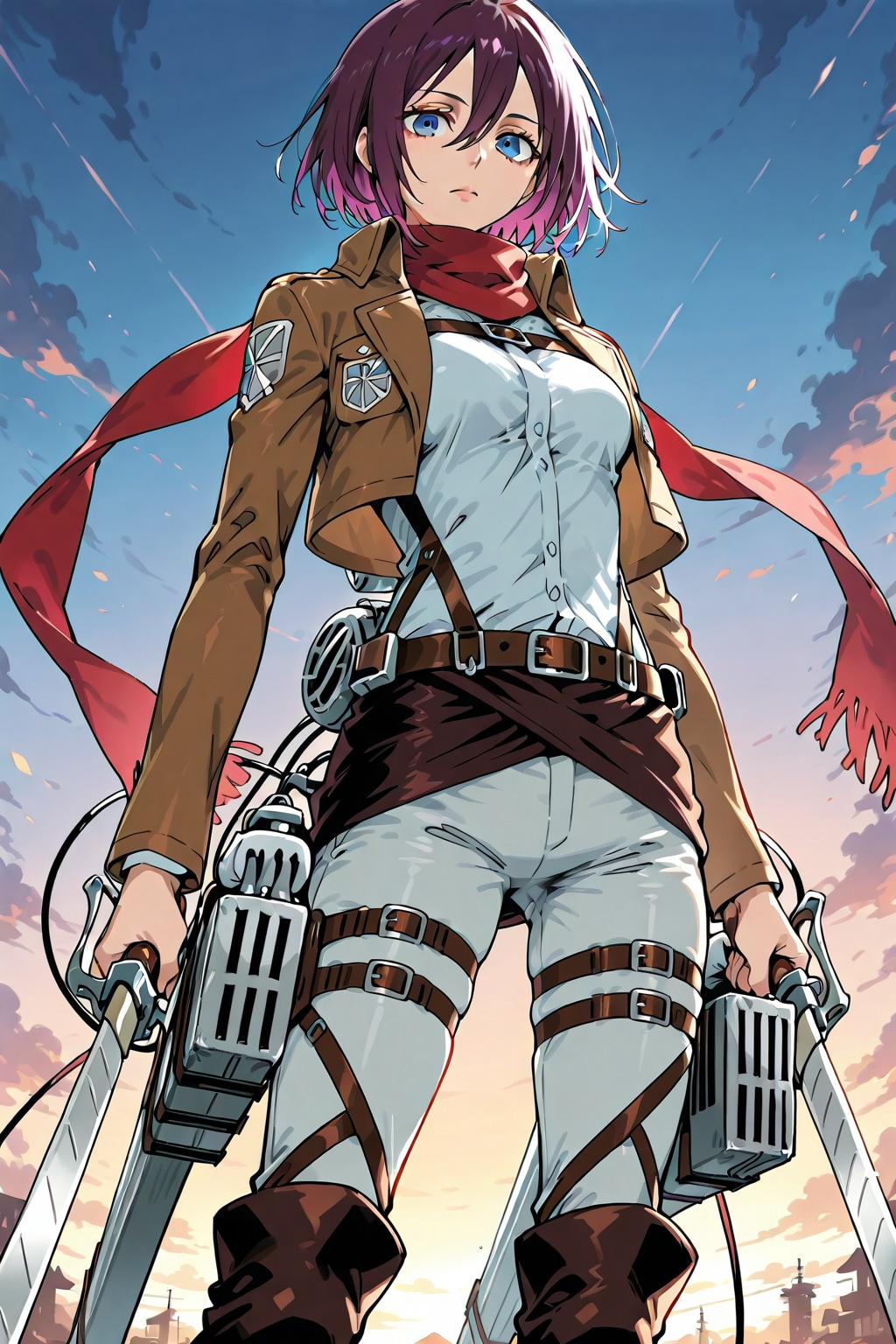 進撃の◯人に出でいそうな人です✨ | の人気AIイラスト・グラビア