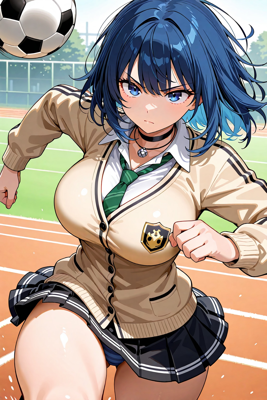 お久しぶりの眞琴っちゃんと、サッカーボール