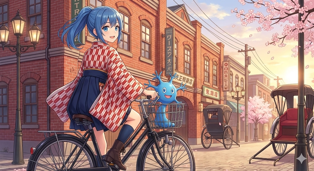 大正の街 サイクリング_Gemini