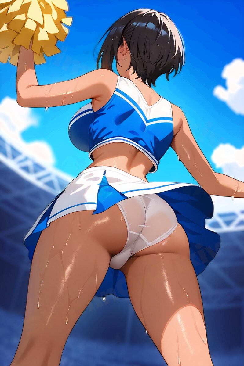 汗だくチアガールさんパンツ / Sweaty cheerleader's panties