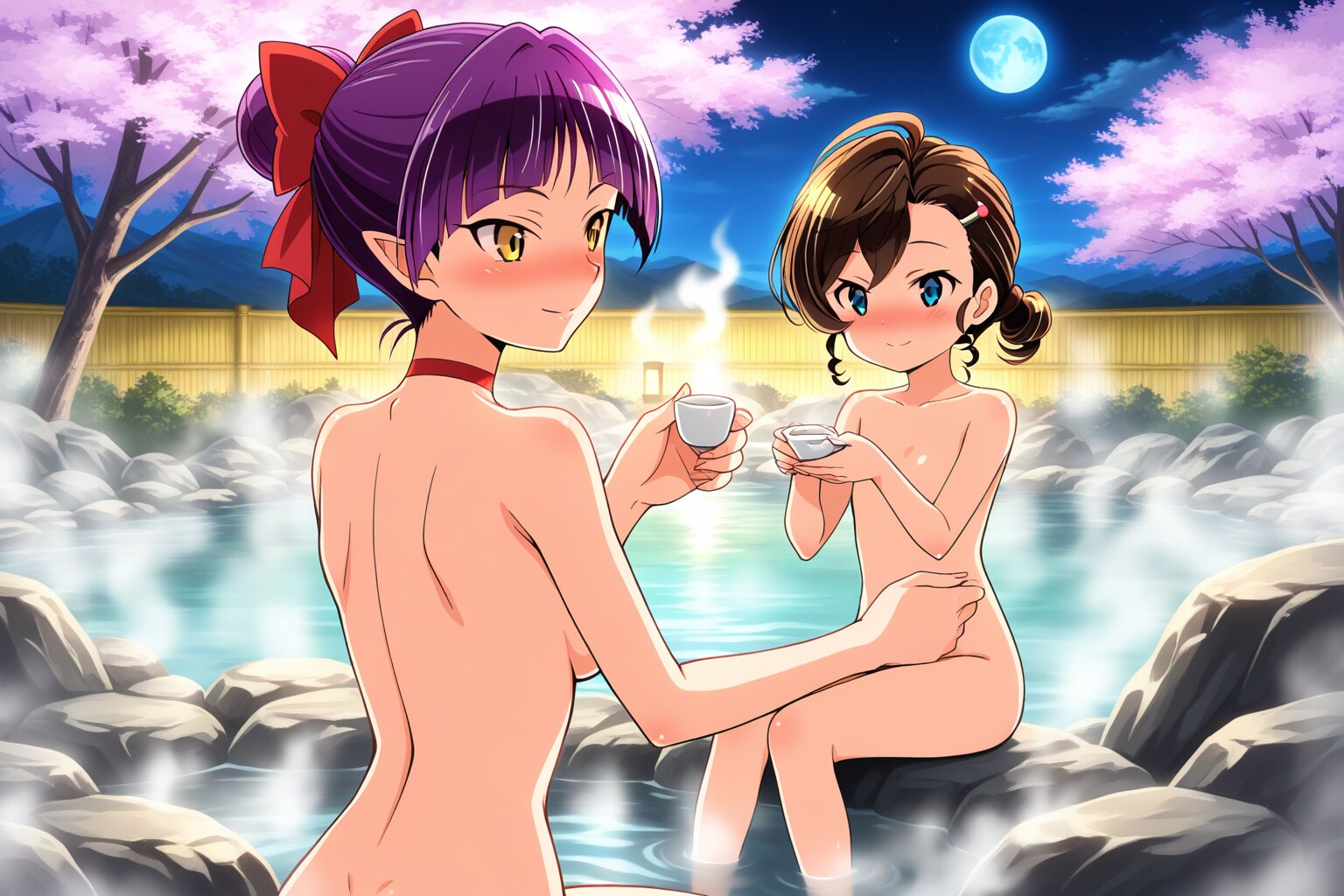 妖怪と人間が仲良くできる世界を作ろうね❤　07（ver.温泉）