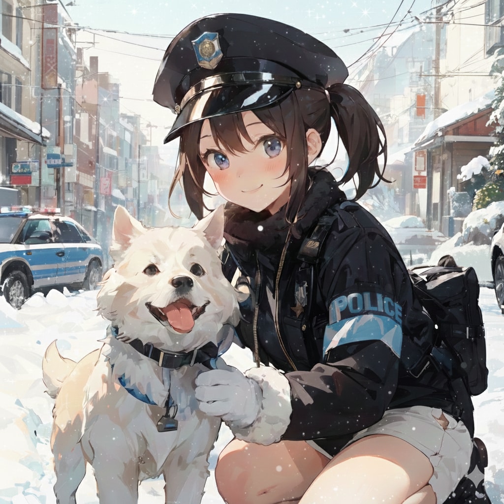 雪中パトロール | の人気AIイラスト・グラビア