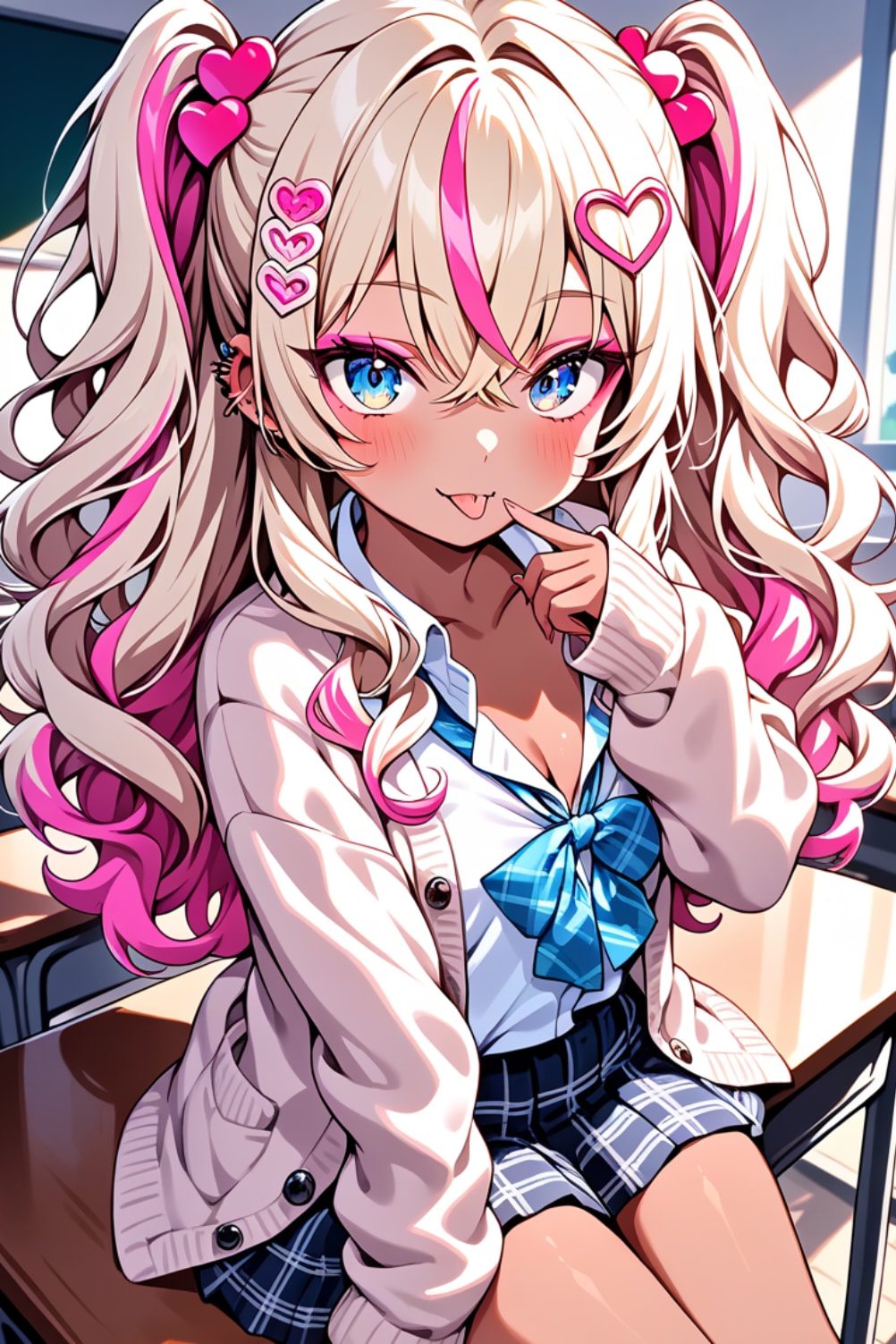 うちの子紹介⑮メスガキギャルJKちゃん | の人気AIイラスト・グラビア