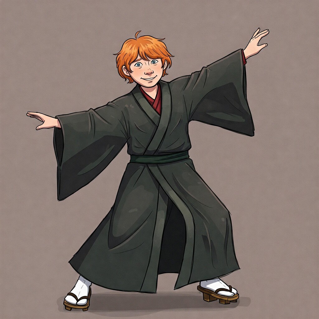 着物を着て踊る…03