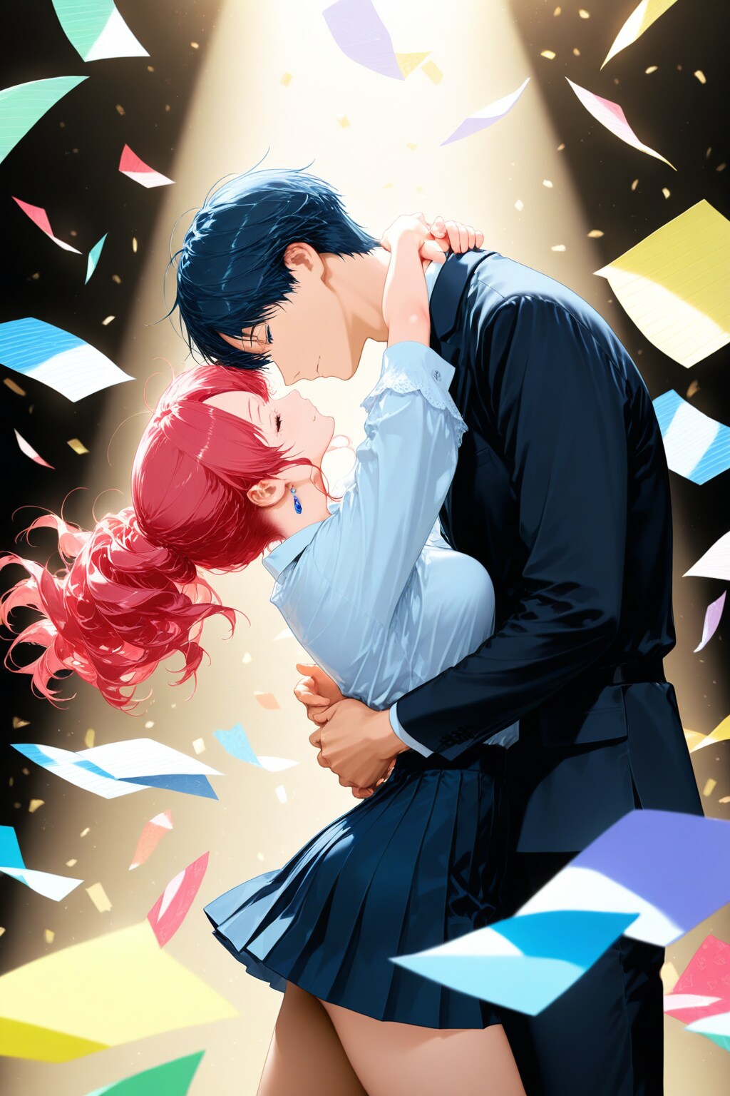 紙の上で踊る人々 | の人気AIイラスト・グラビア