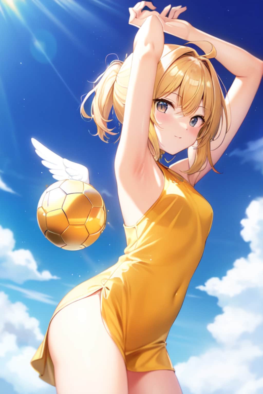 お昼のゴールデンボール