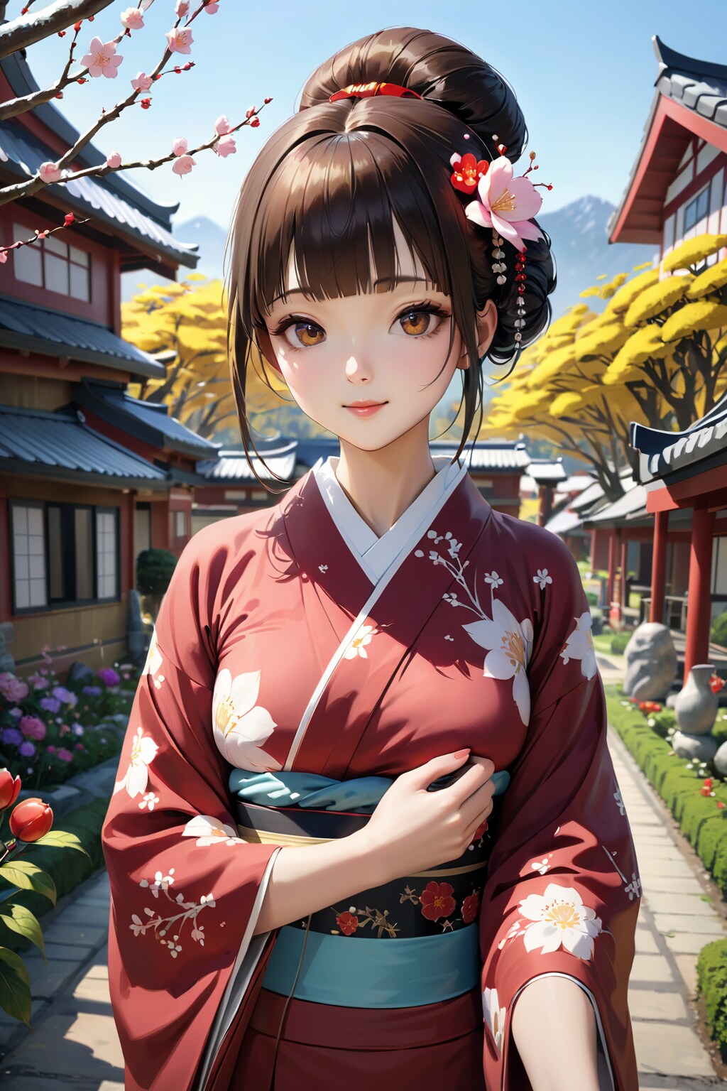 着物姿の女の子