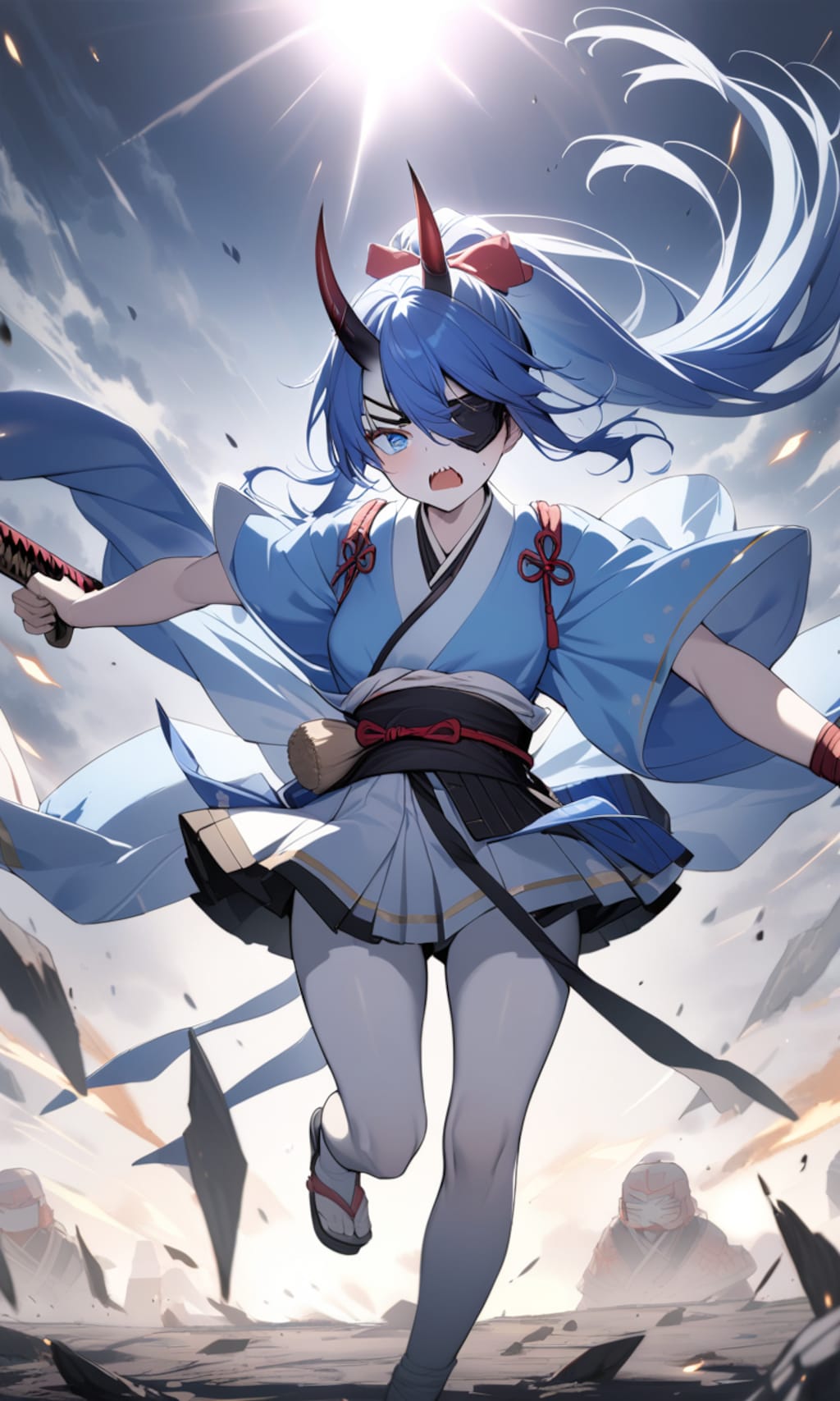 鬼娘怒る、飛ぶ