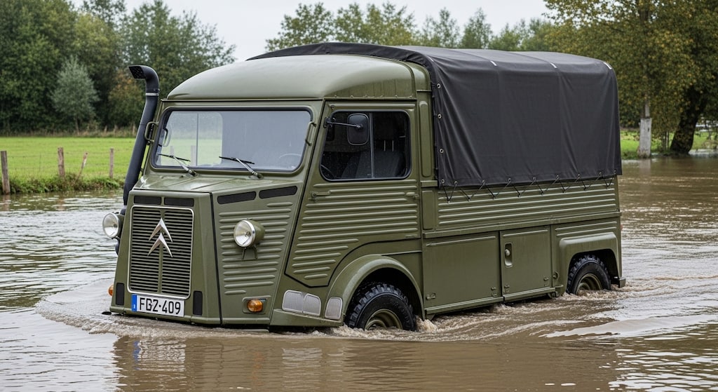 シトロエンバン川渡り