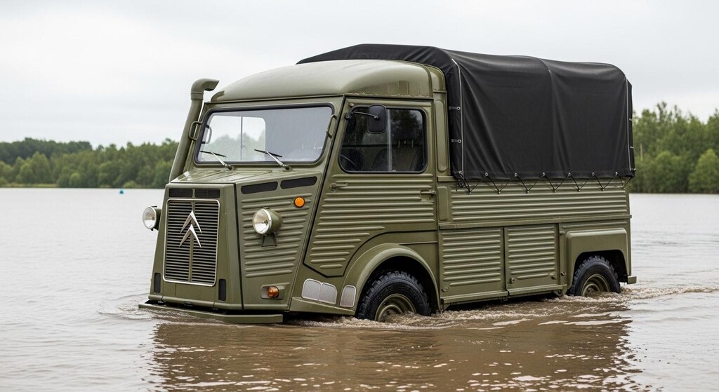 シトロエンバン川渡り