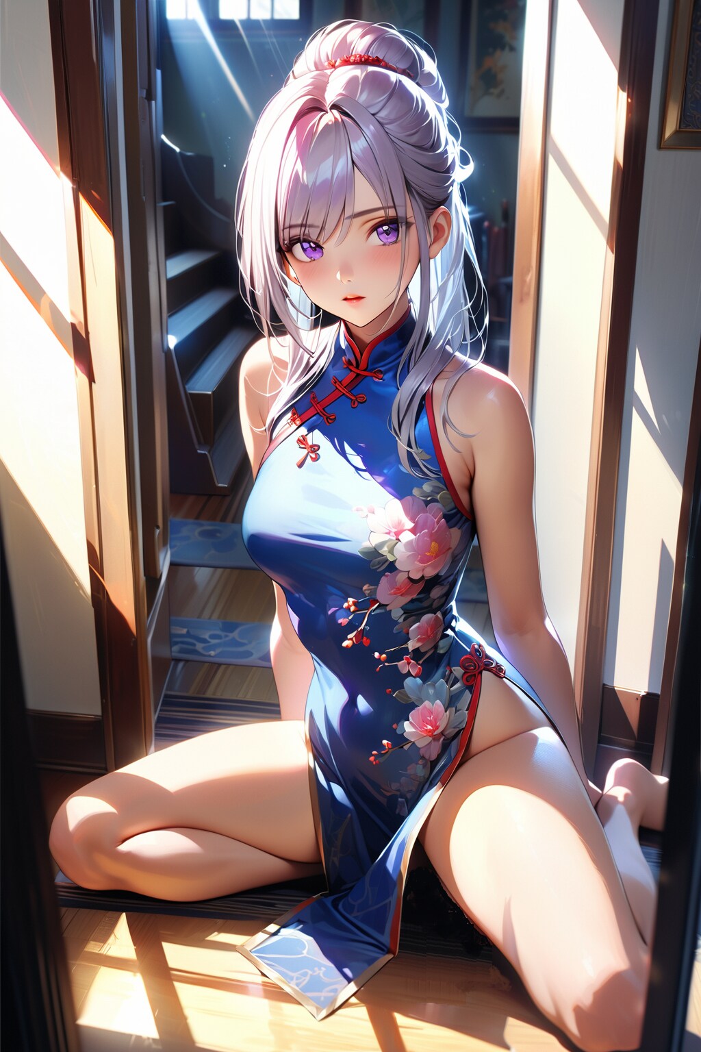 （５６９HQ）銀髪ちゃんチャイナドレス