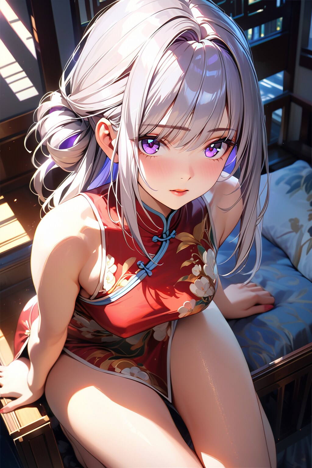 （５６９HQ）銀髪ちゃんチャイナドレス