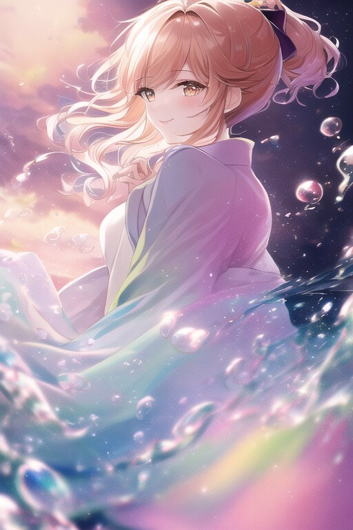 水の中で
