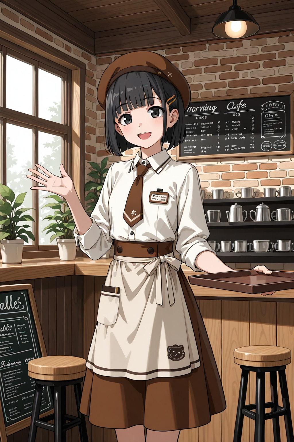 妹ちゃん✨カフェへようこそ‼️🥰☕️✨４０２ | の人気AIイラスト・グラビア