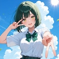 よその子榊原朔ちゃんのギャルピース 2枚目