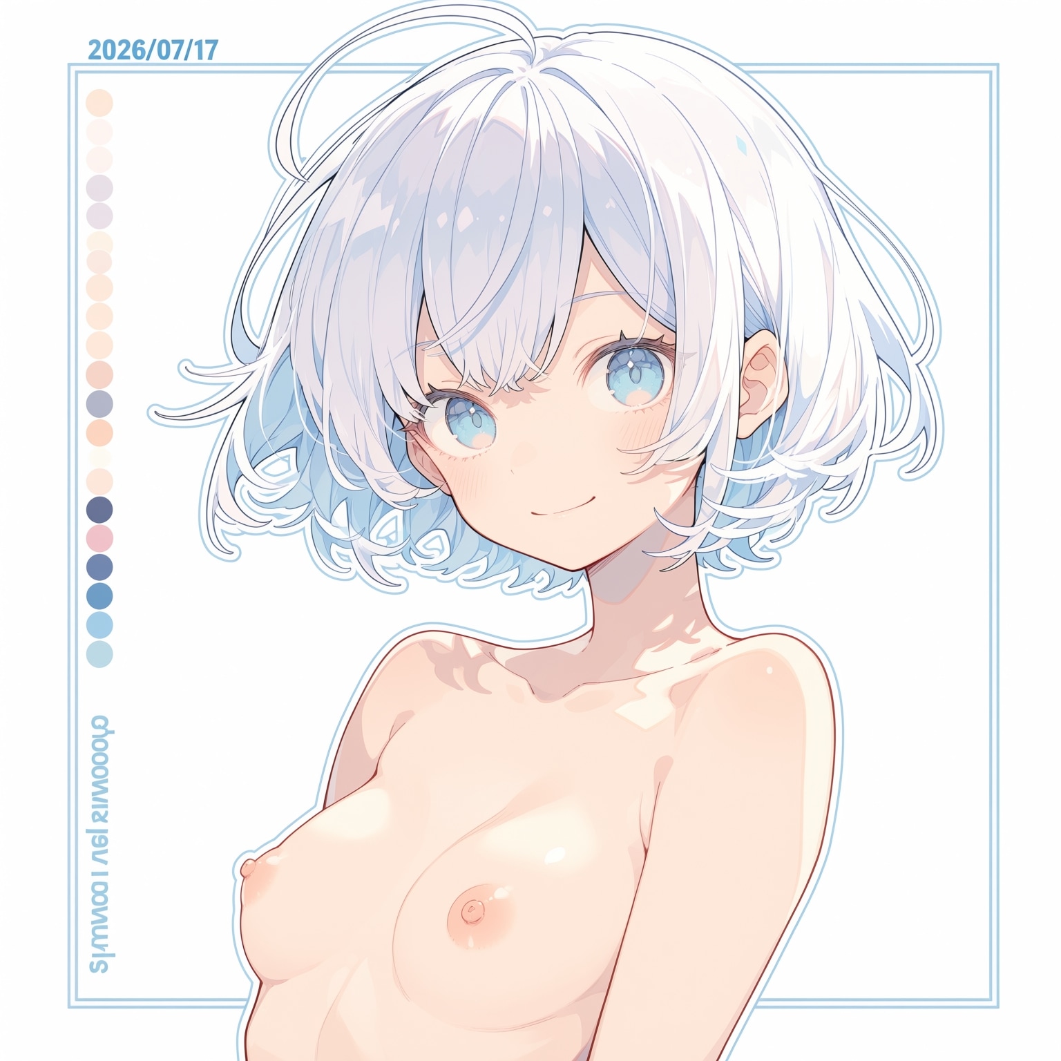 Short White Hair