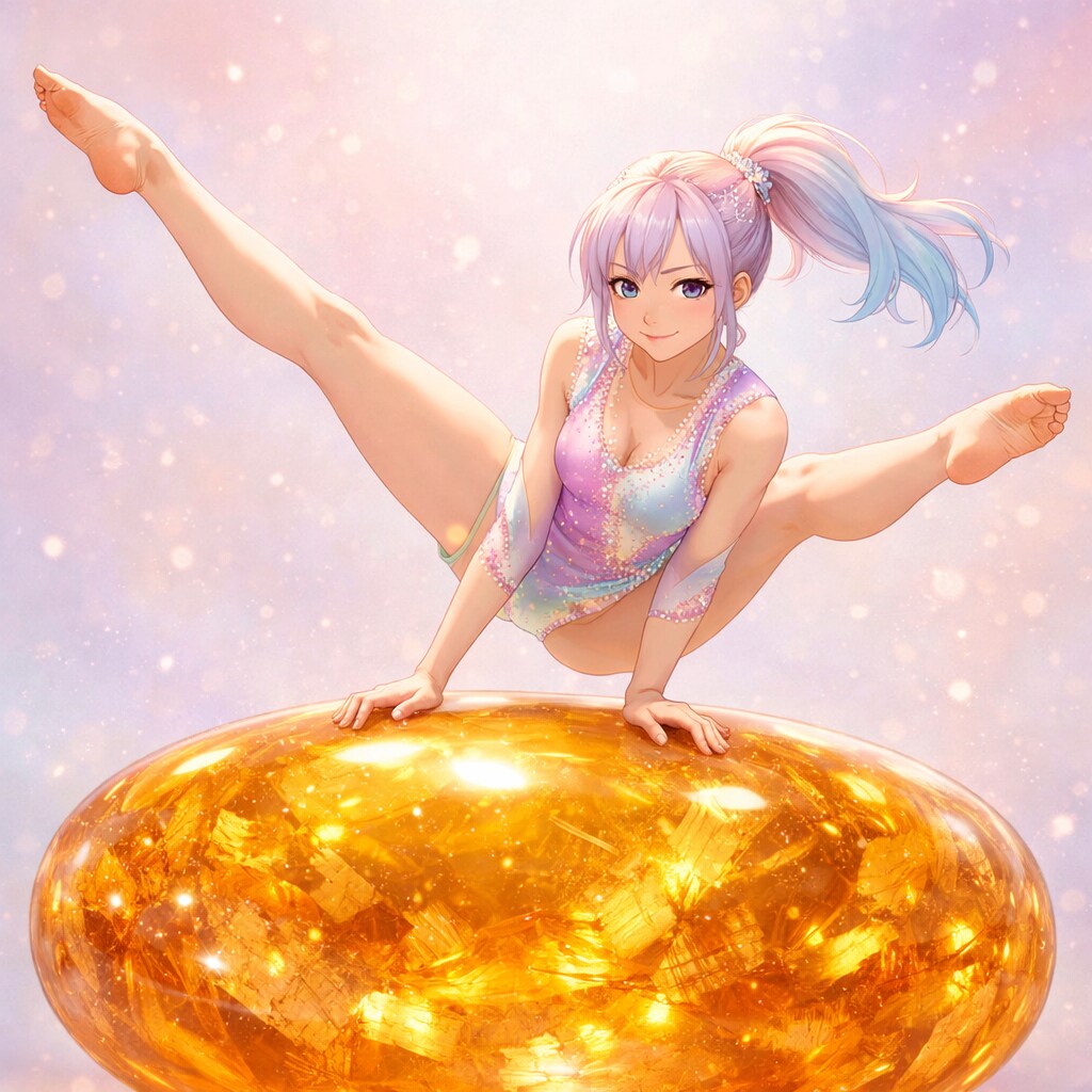 体操女子アンバー | の人気AIイラスト・グラビア