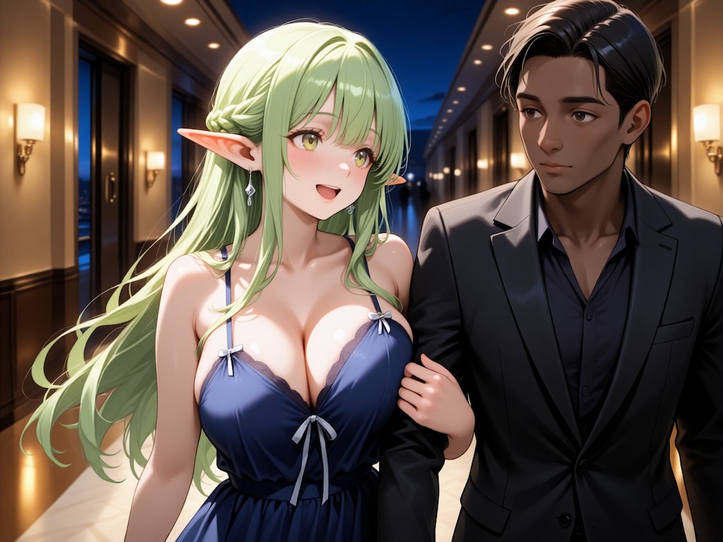 DGs木曜日　緑髪エルフ女教師