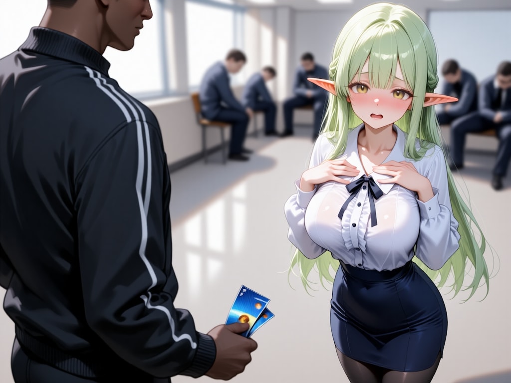 DGs木曜日　緑髪エルフ女教師