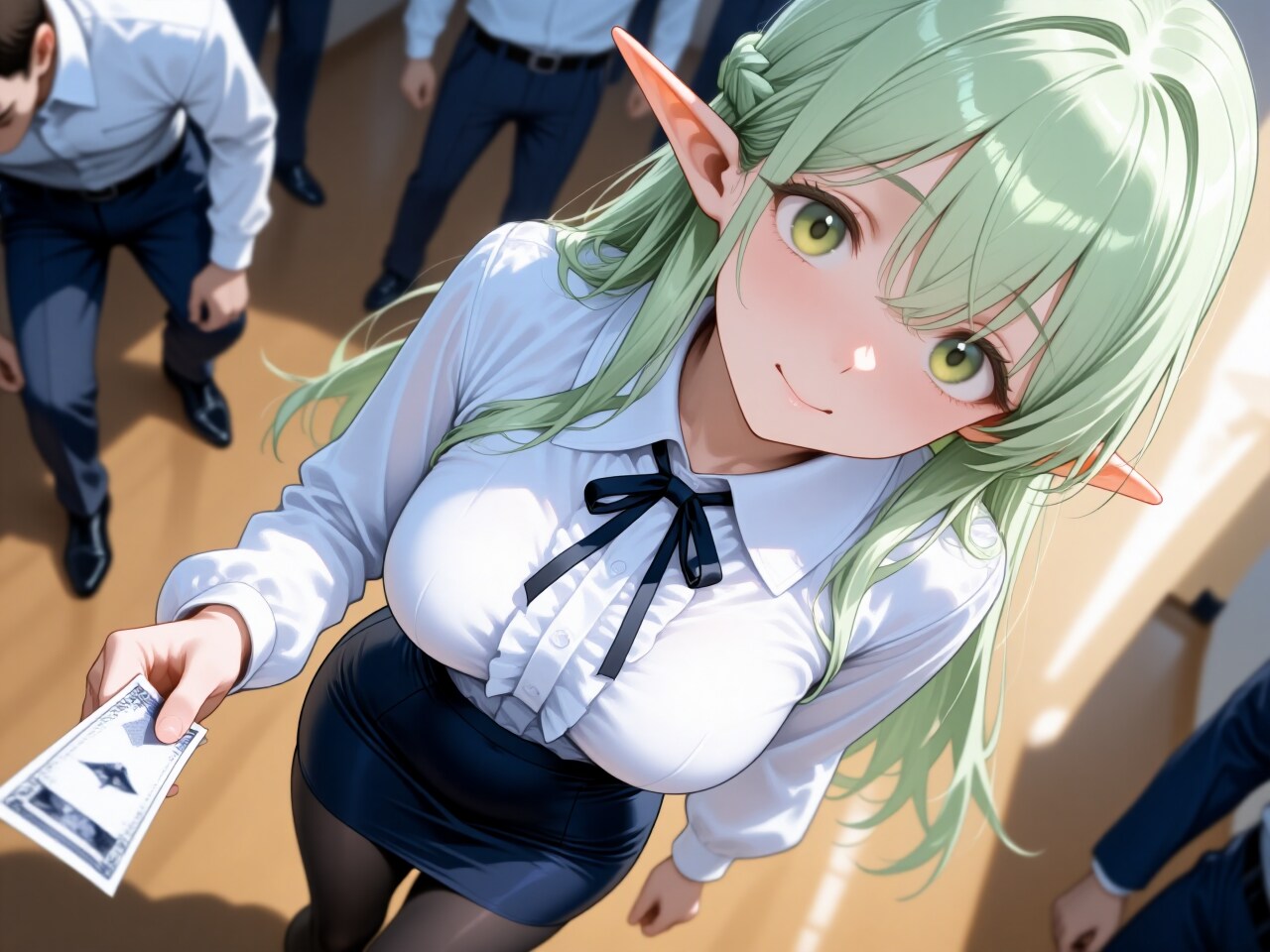 DGs木曜日　緑髪エルフ女教師