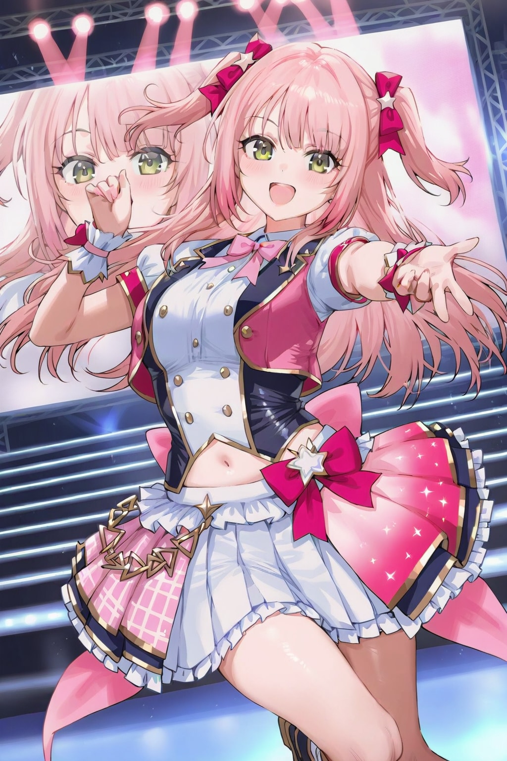 #NADE 試作版「アイドル、ライブステージ」ーサンプルプロンプト流用参照ー