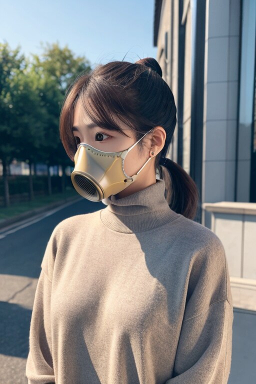 吸い込みガスマスク