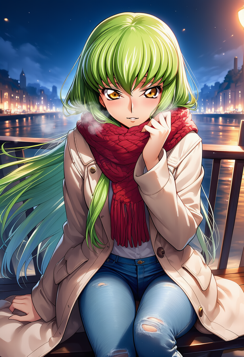 頬に触れる温度 ― Soft Against the Cold | の人気AIイラスト・グラビア