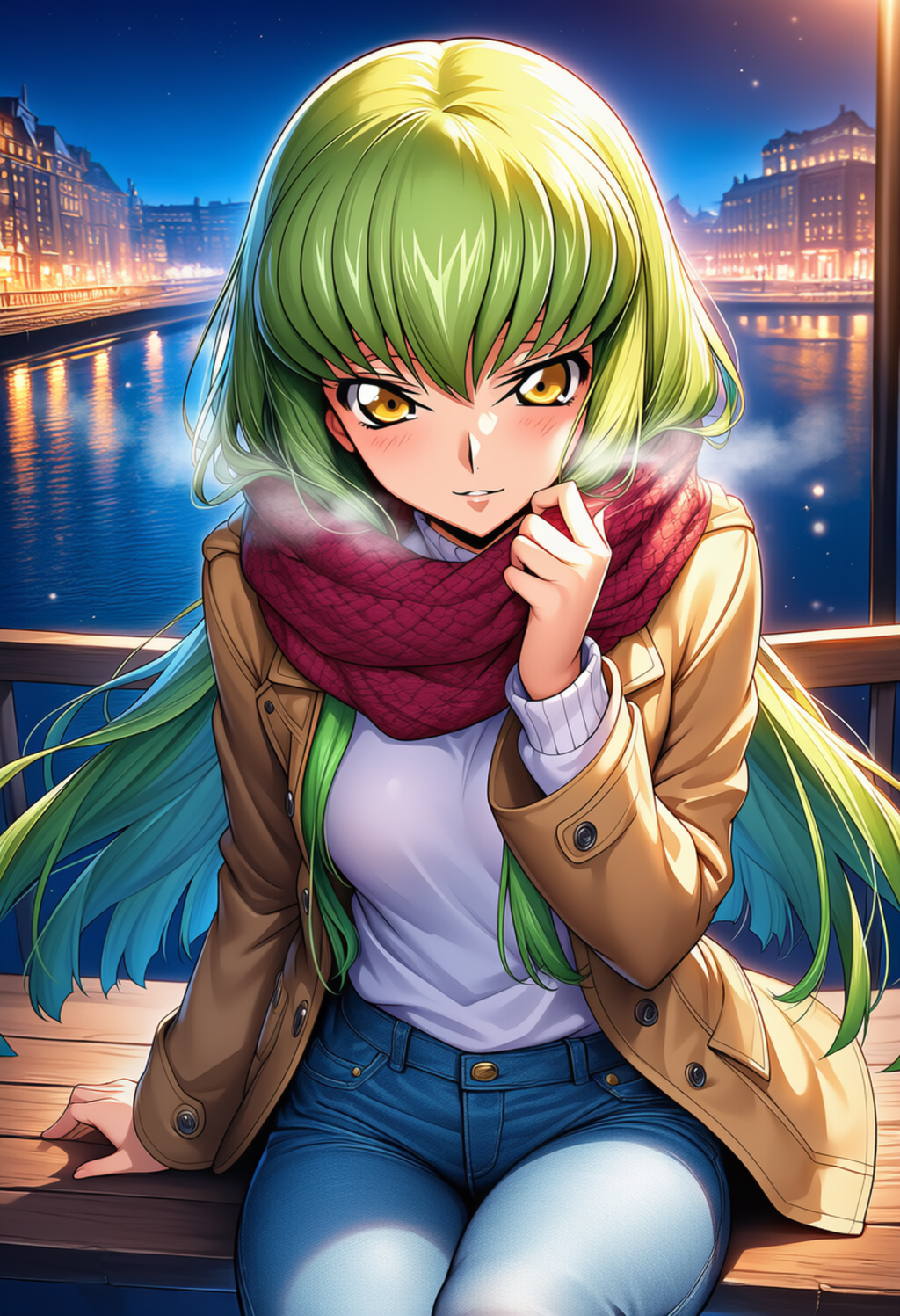 頬に触れる温度 ― Soft Against the Cold