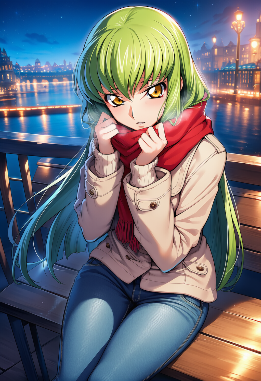 頬に触れる温度 ― Soft Against the Cold