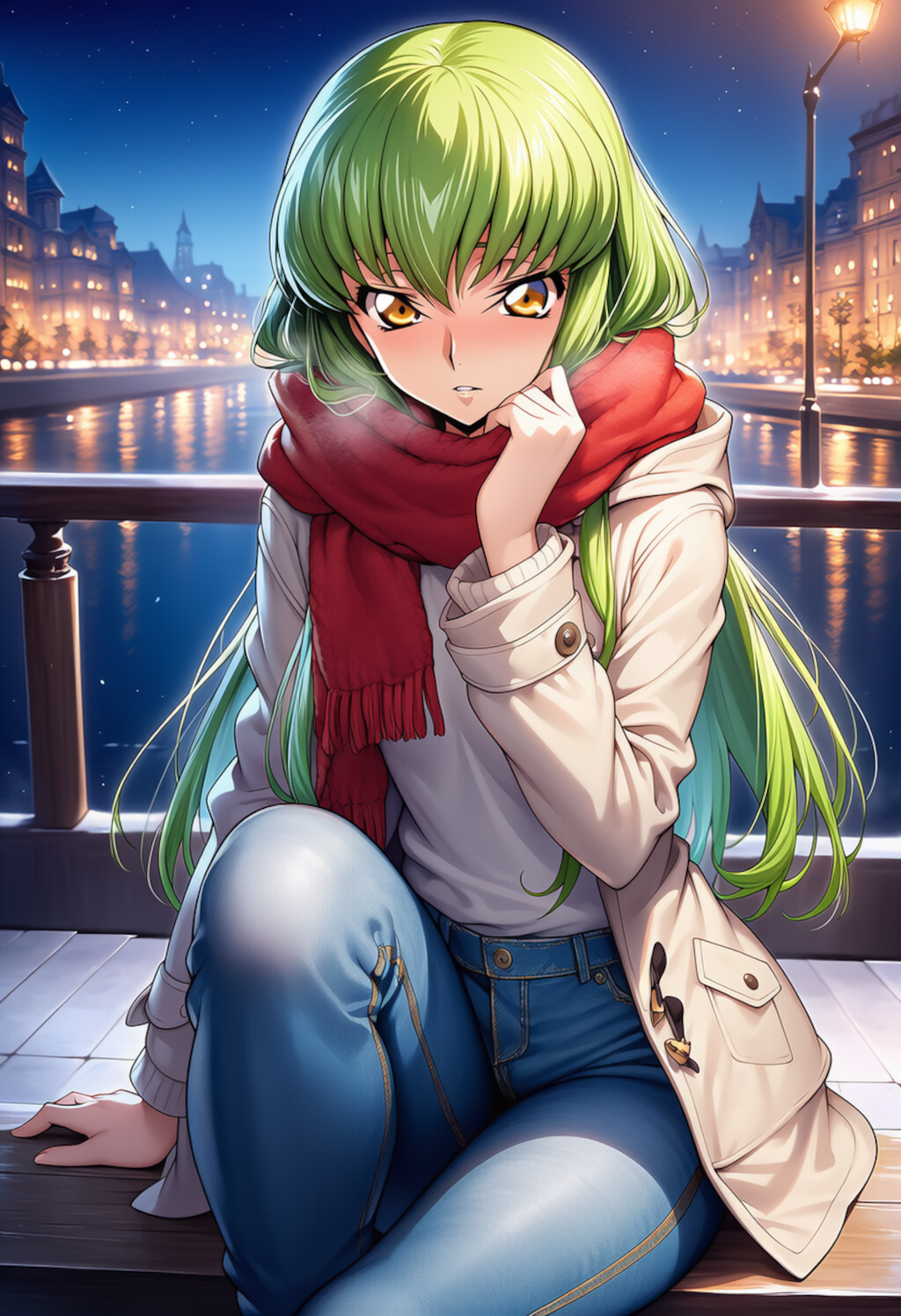 頬に触れる温度 ― Soft Against the Cold