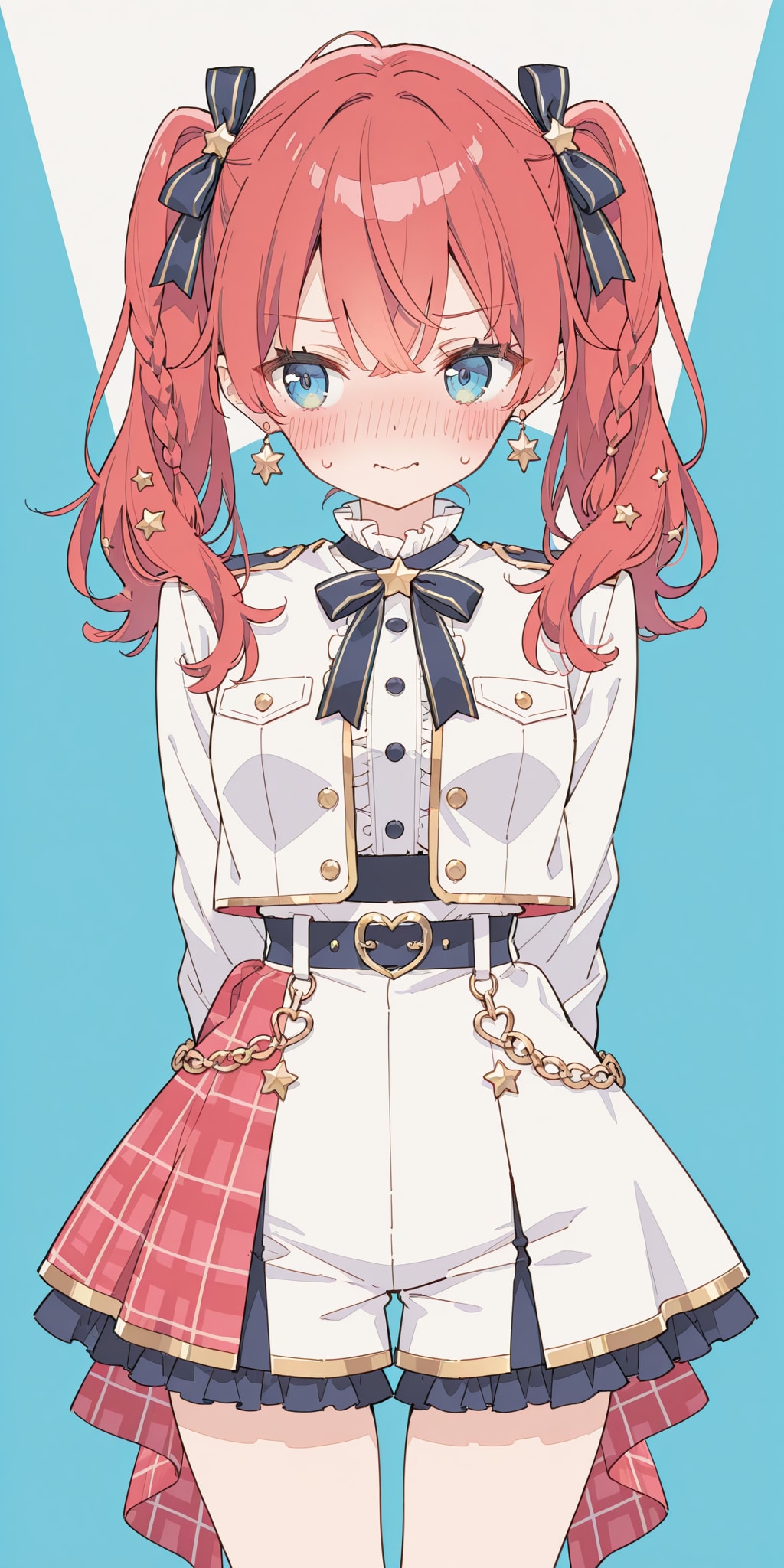 ホットパンツでアイドルコーデ