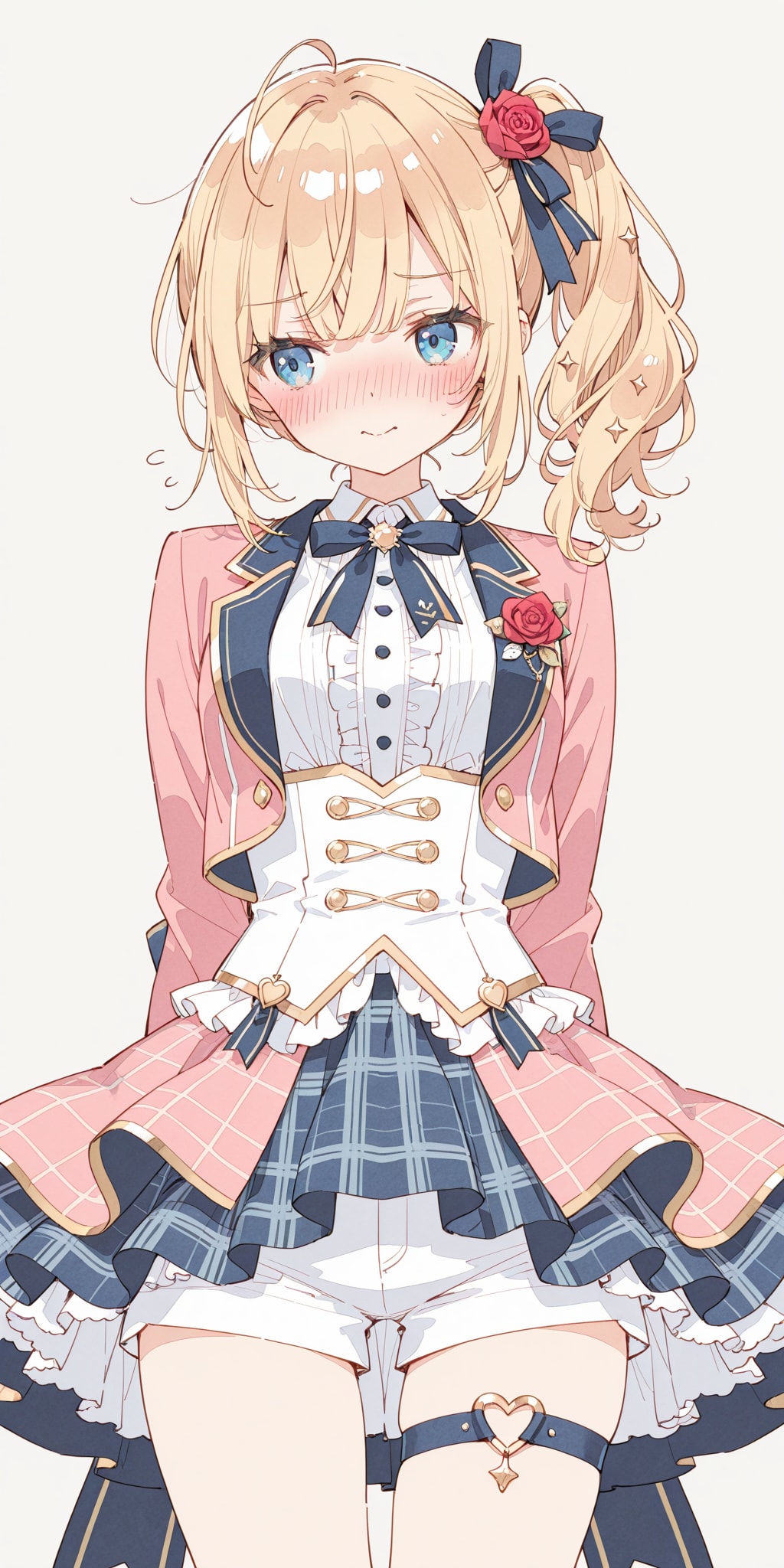 ホットパンツでアイドルコーデ