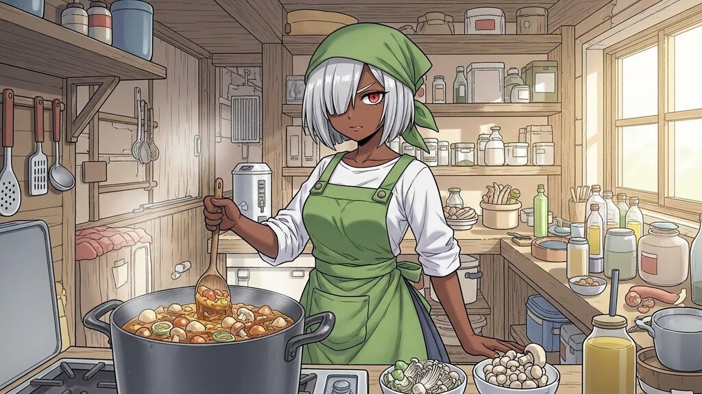 お総菜コーナーのきのこの魔女2