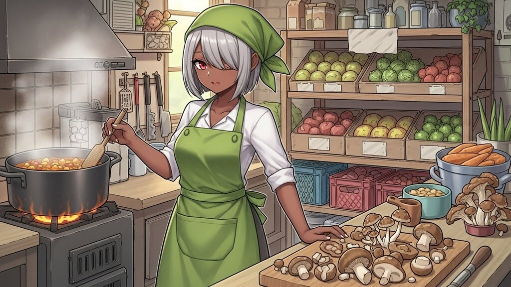 お総菜コーナーのきのこの魔女2