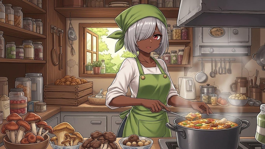 お総菜コーナーのきのこの魔女2