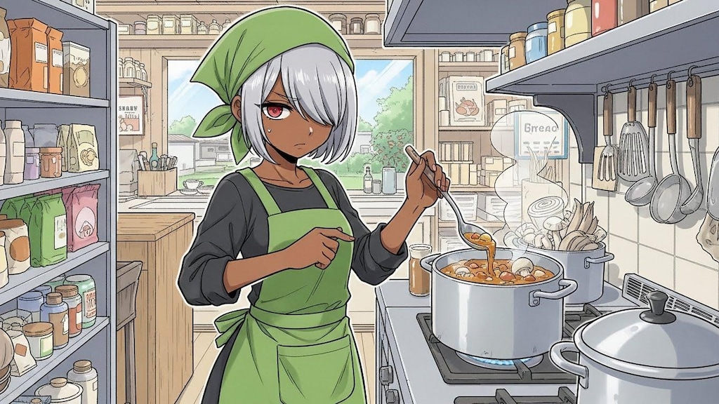 お総菜コーナーのきのこの魔女2