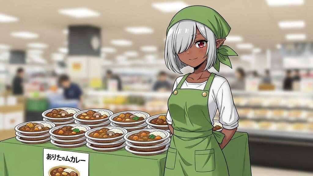 お総菜コーナーのきのこの魔女2