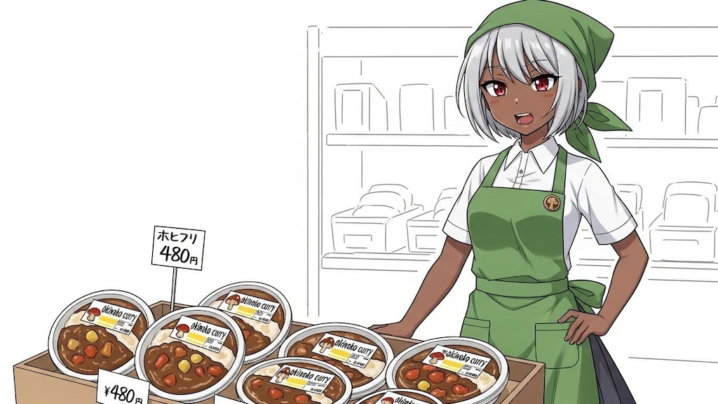 お総菜コーナーのきのこの魔女2