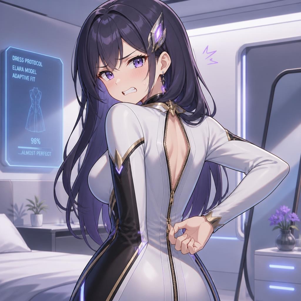 ドレスへの着替え
