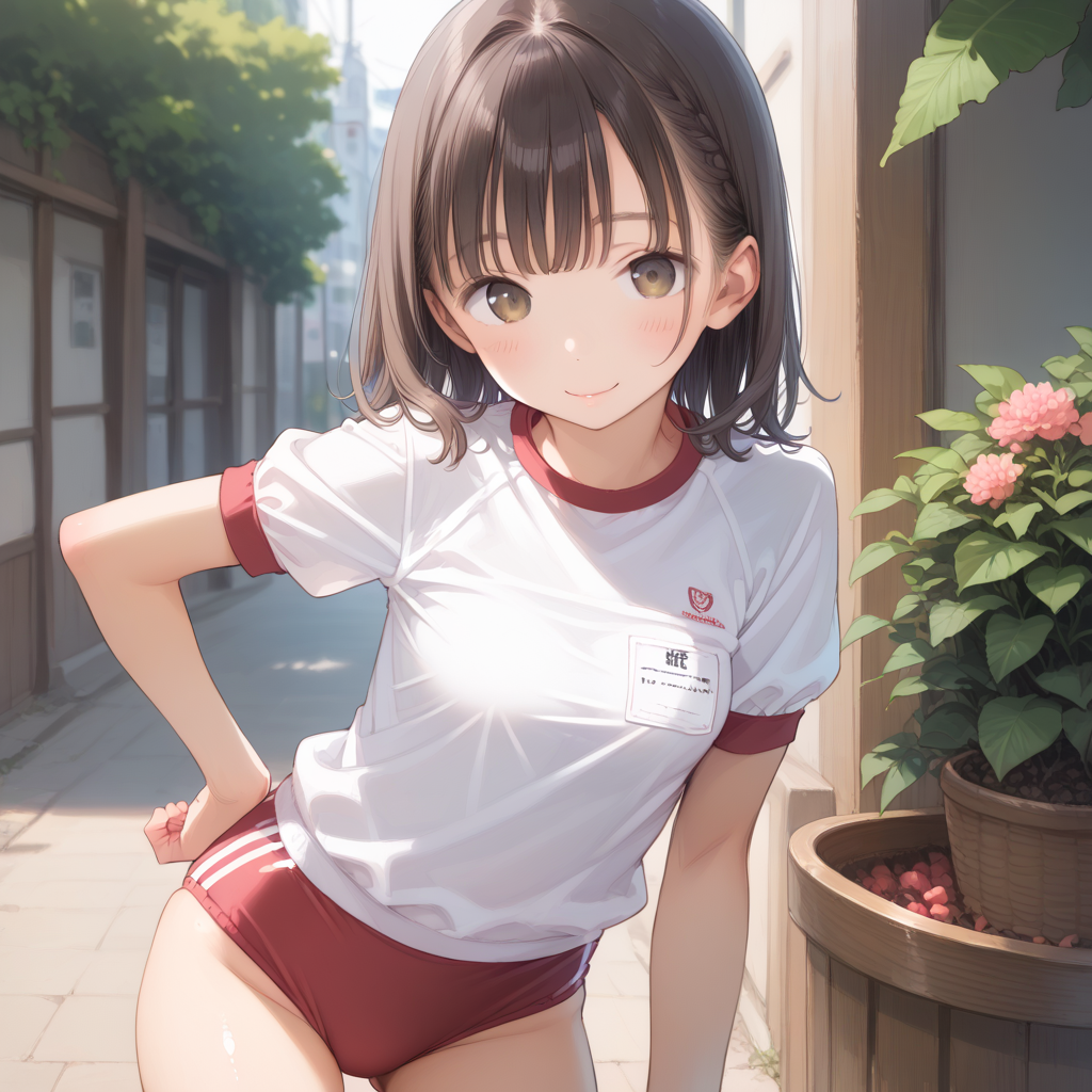 ブルマとニーハイ