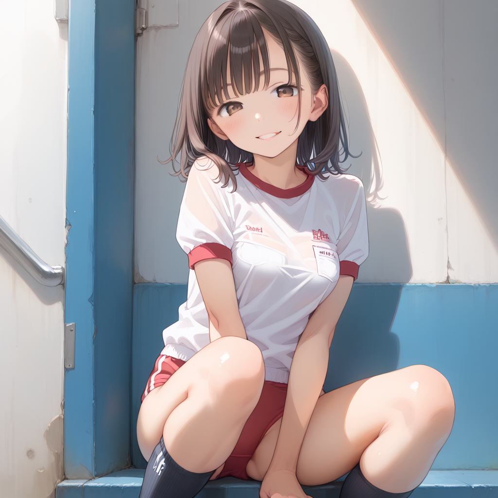 ブルマとニーハイ