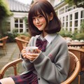 眼鏡女子 楓のティーパーティー 4枚目