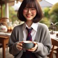 眼鏡女子 楓のティーパーティー 6枚目