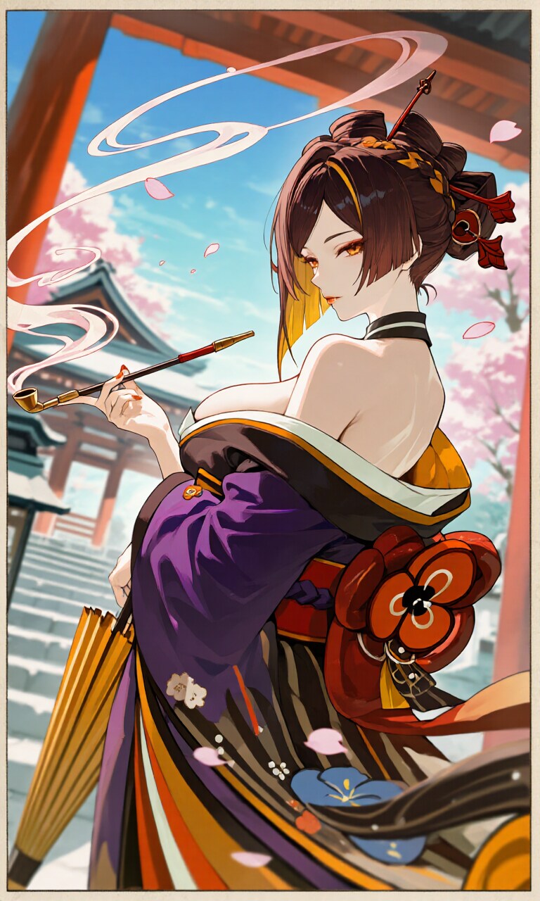 煙管女子