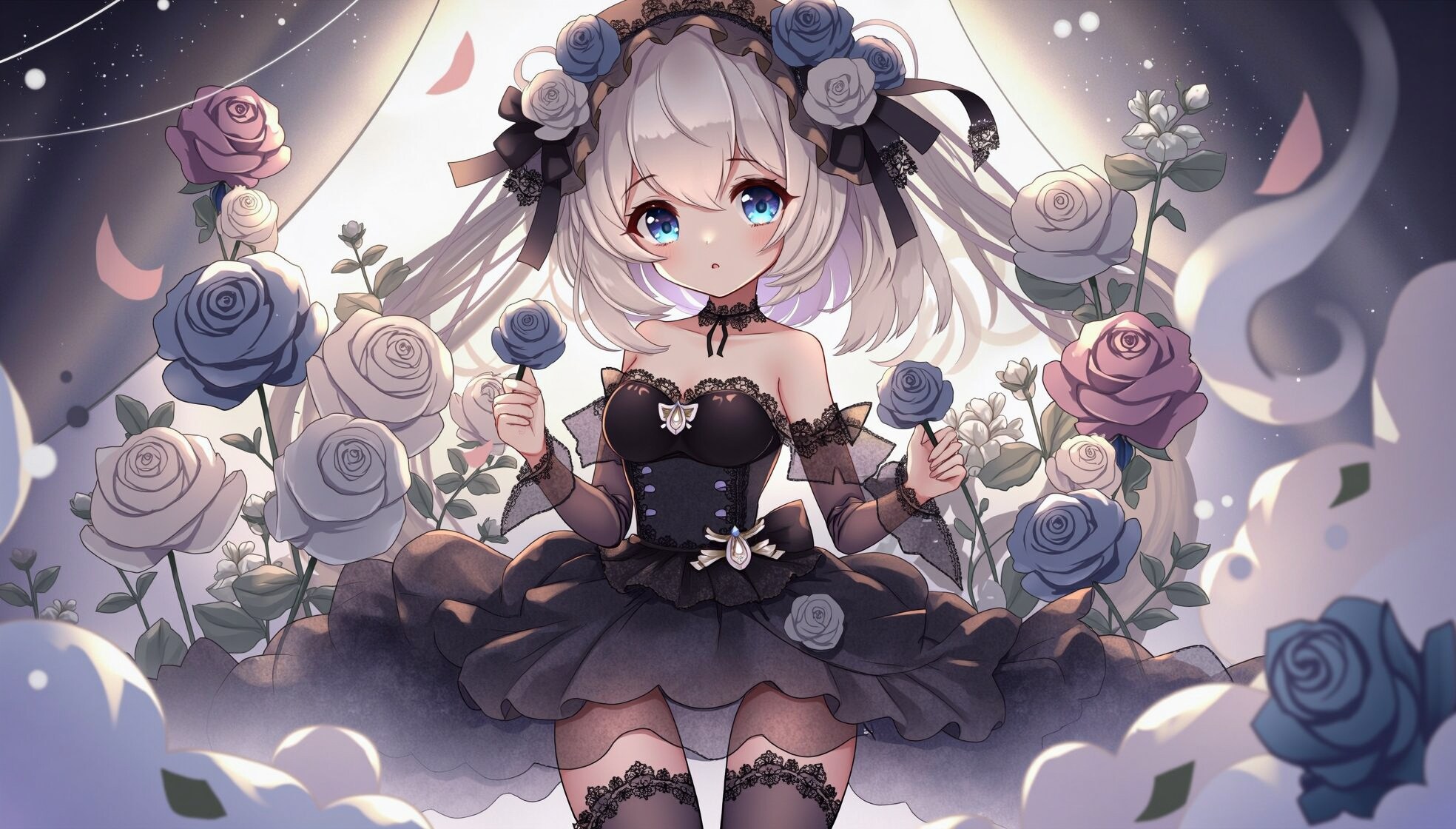 花のカーテン
