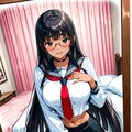 朝のメイク確認 6枚目