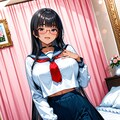 朝のメイク確認 10枚目