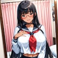 朝のメイク確認 5枚目