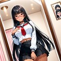 朝のメイク確認 4枚目